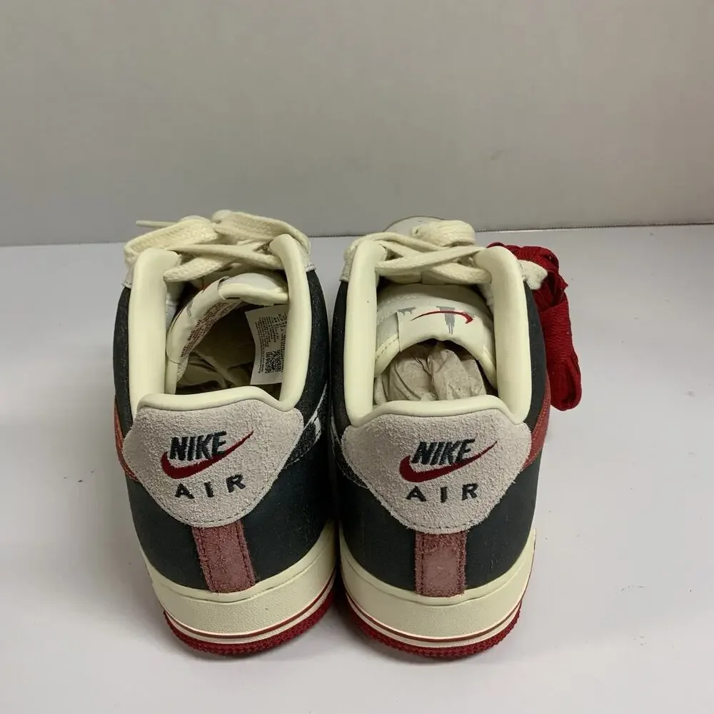 Nike Air Force 1 '07 Premium Chicago Pack FQ8743 121 Size 9.5 M Black Red Bulls